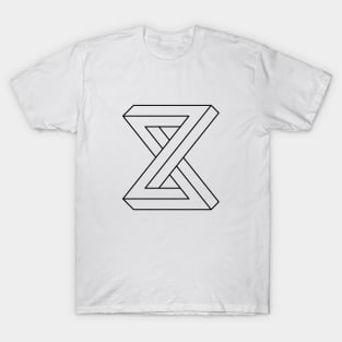 Impossible Shapes – Optical Illusion - Geometric Infinity T-Shirt